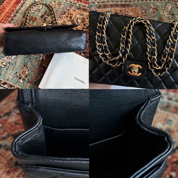 **Chanel Classic Medium Caviar Double Flap Bag - Picture 11 of 13